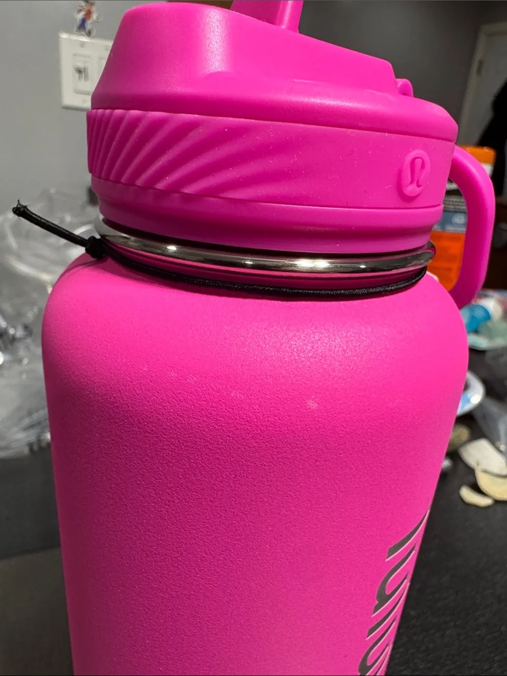 Lululemon BACK TO LIFE Sport STRAW LID Water Bottle